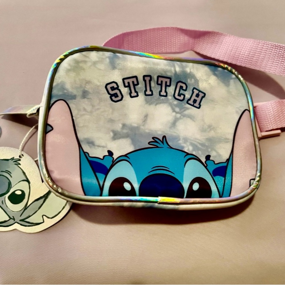 DISNEY Lilo & Stitch Belt Bag Hip Pack Crossbody Fanny Pack New Blue Primark